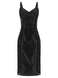 Robe midi Dolce & Gabbana en polyamide noir