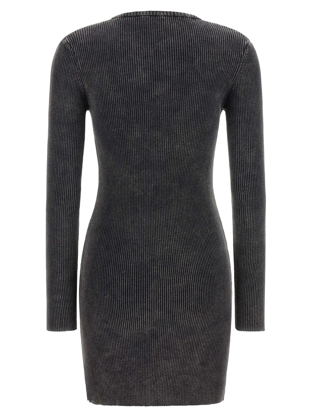 Diesel Black Cotton Short Dress