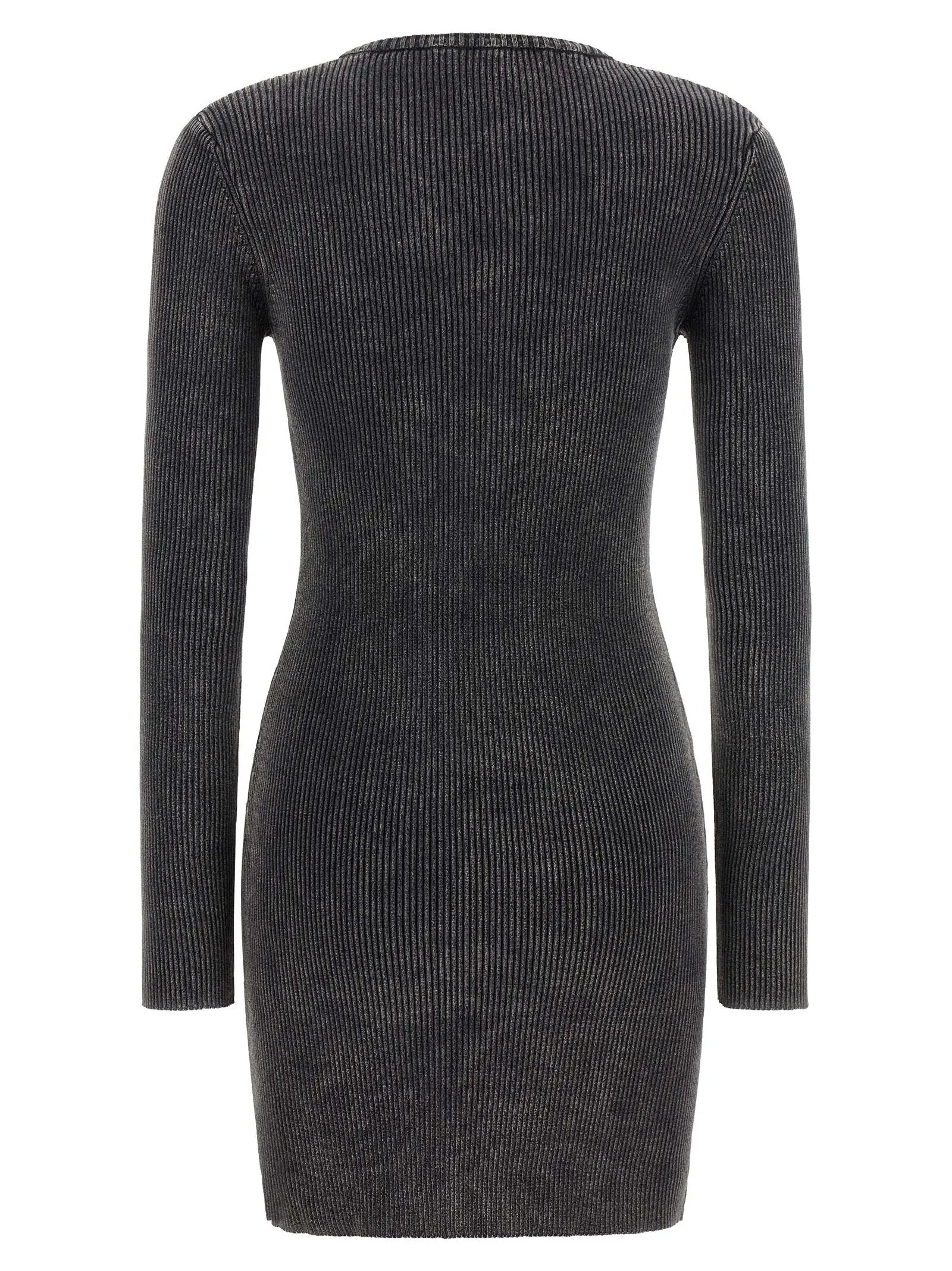 Diesel Black Cotton Short Dress