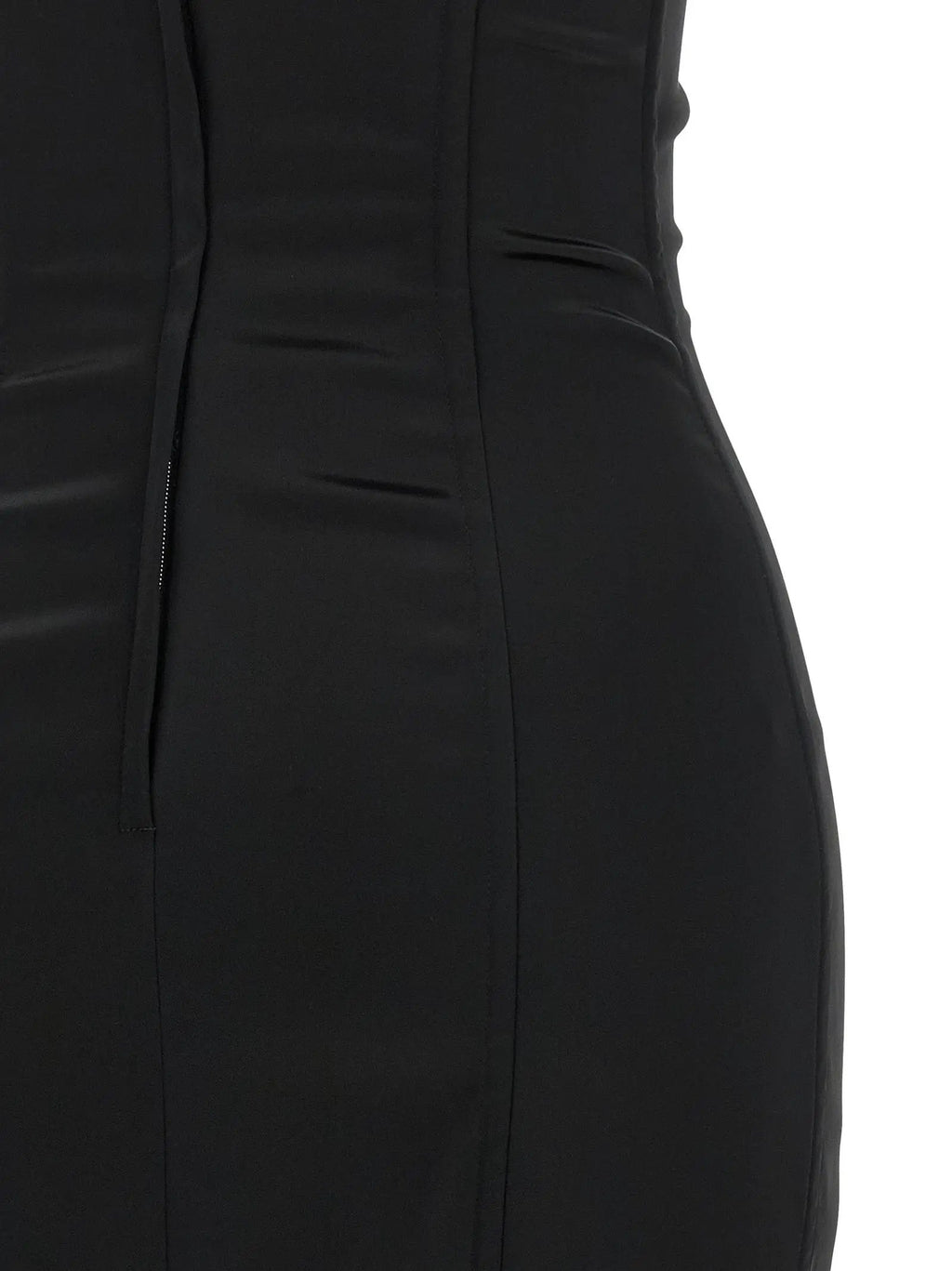 Robe midi Dolce & Gabbana en acétate noir