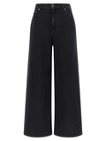 Golden Goose Black Cotton Flared Jeans