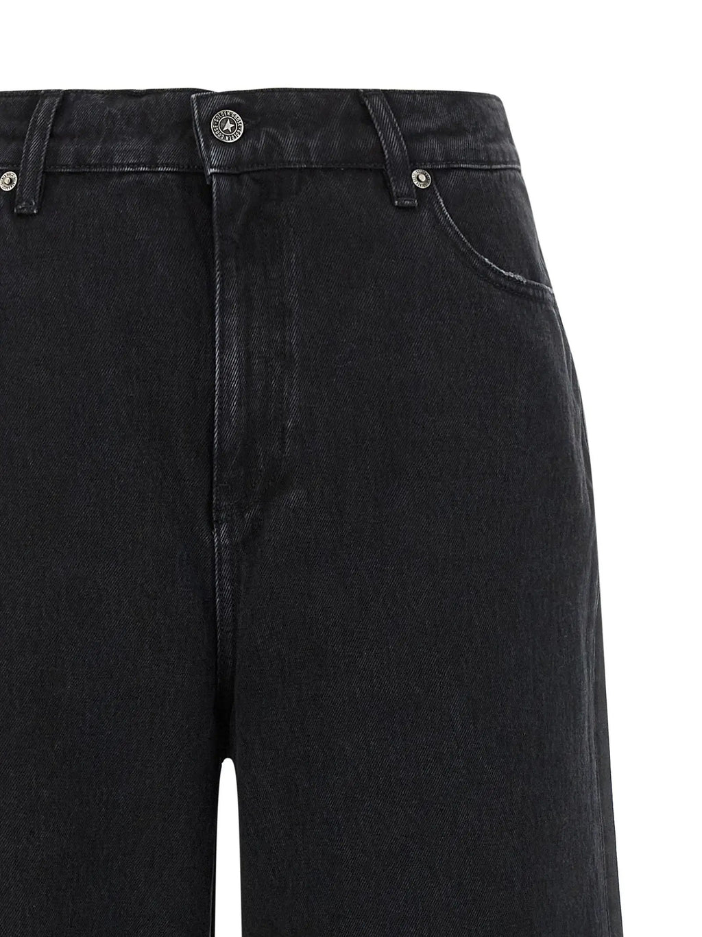 Golden Goose Black Cotton Flared Jeans