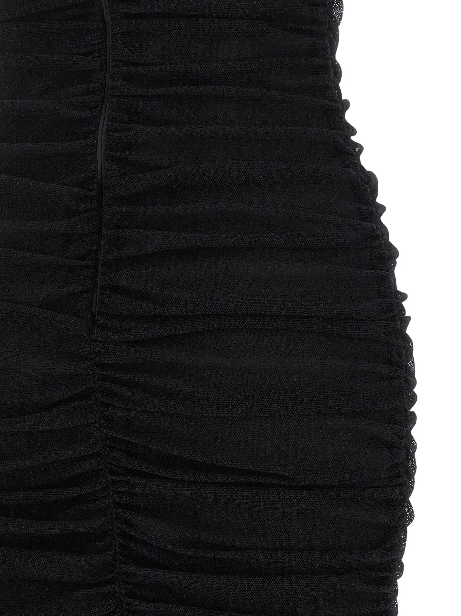 Robe midi Dolce & Gabbana en polyamide noir