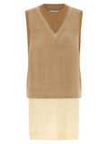 Maison Margiela Beige Virgin Wool Sleeveless Jacket
