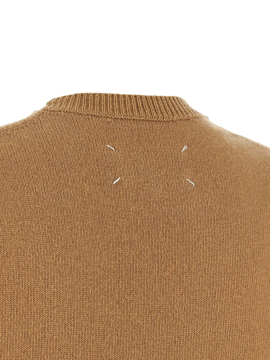 Maison Margiela Beige Virgin Wool Sleeveless Jacket