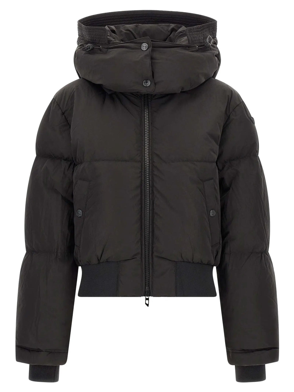 Diesel Black Polyamide Full-Length Jacket