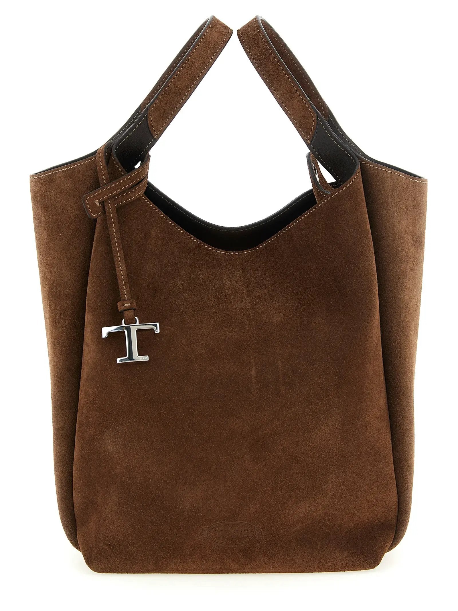 Tod's Brown Calfskin Handbag
