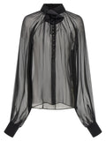 Dolce & Gabbana Black Silk Blouse