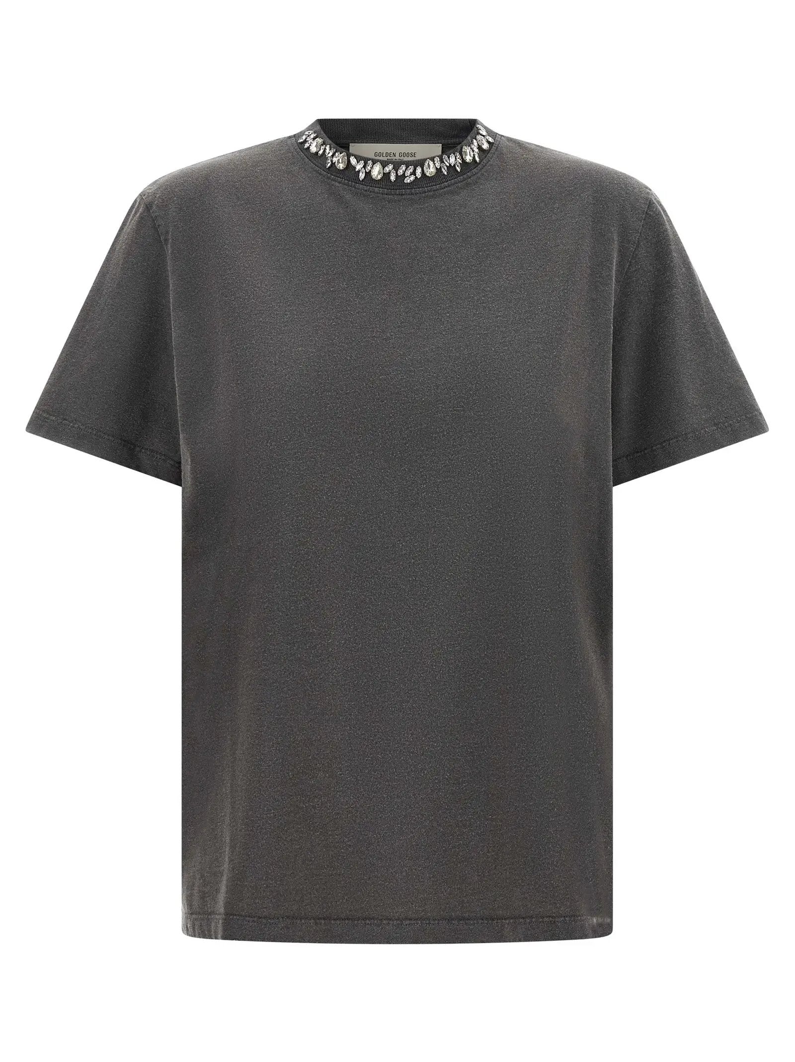 T-shirt en coton gris Golden Goose