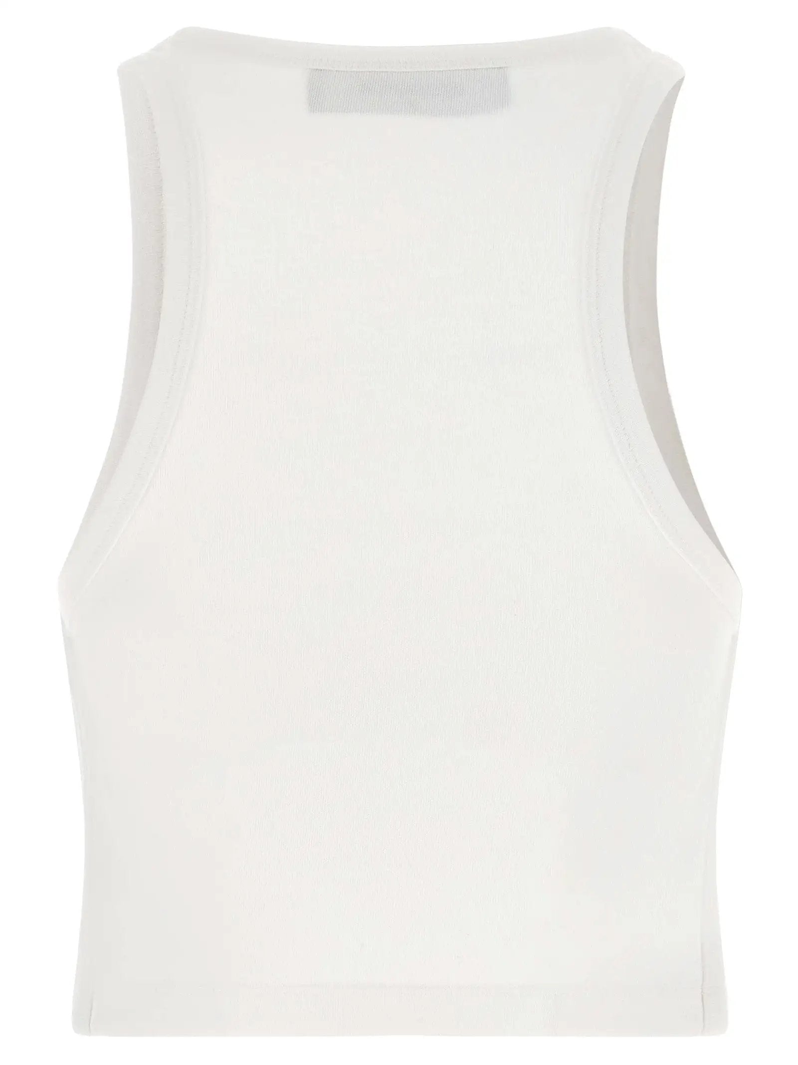 Dsquared² White Cotton Tank Tops