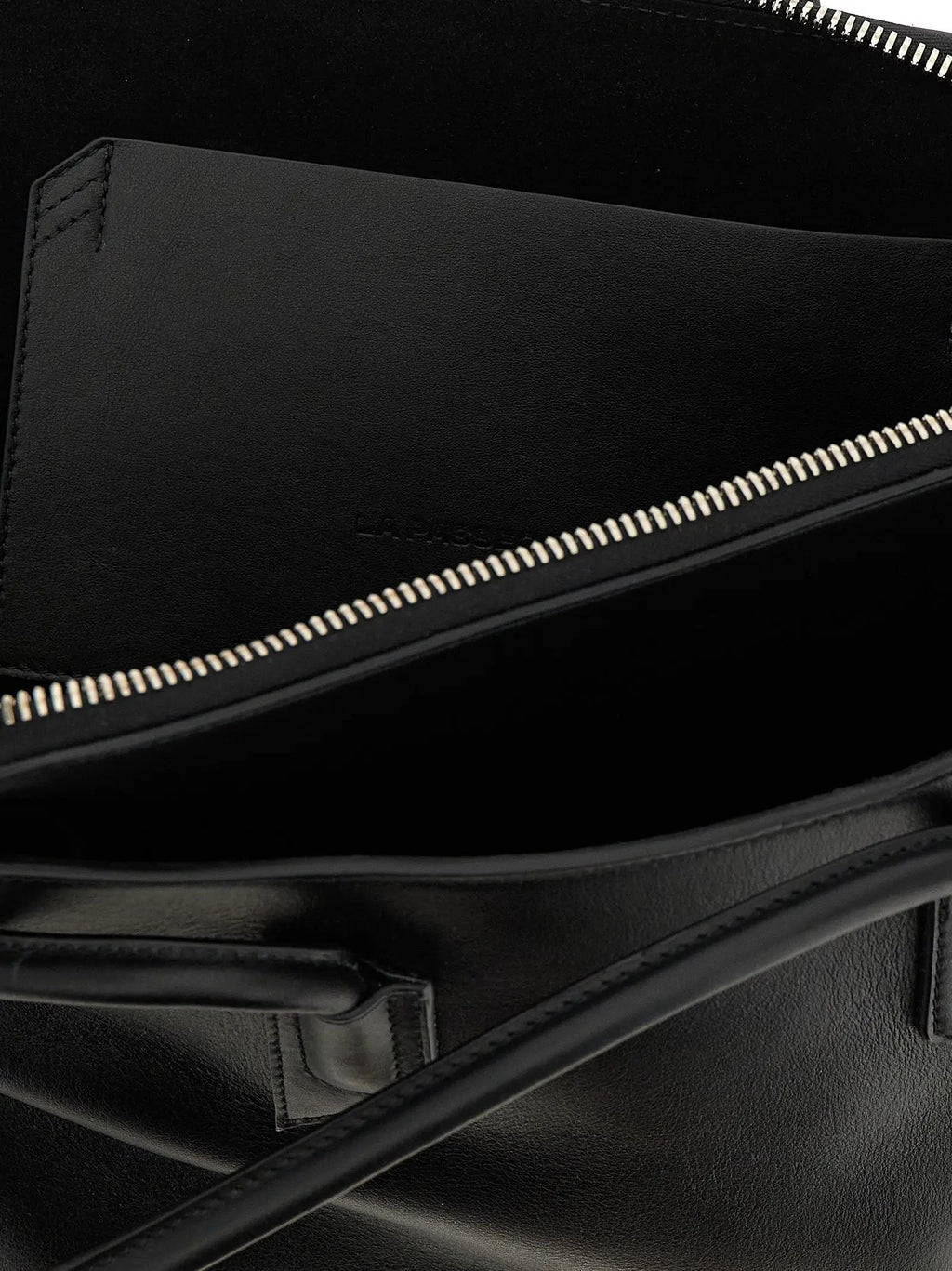 The Attico Black Calfskin Shoulder Bag