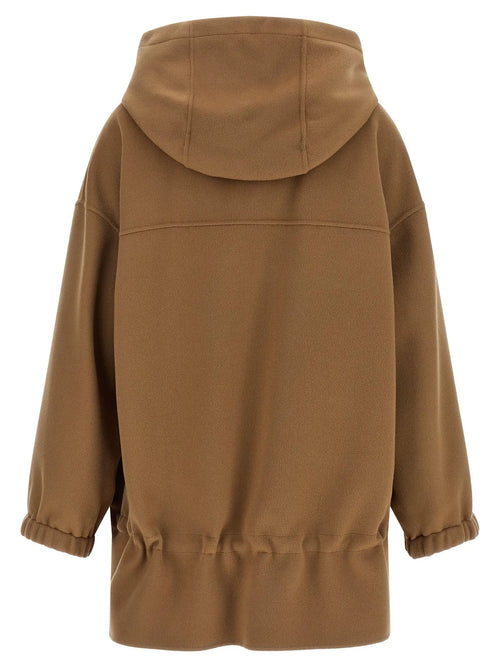 Manteau en laine marron 'S Max Mara
