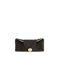 Versace Brown Calf Leather Bos Taurus Shoulder Bag