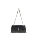 Tory Burch Black Suede Leather Shoulder Bag
