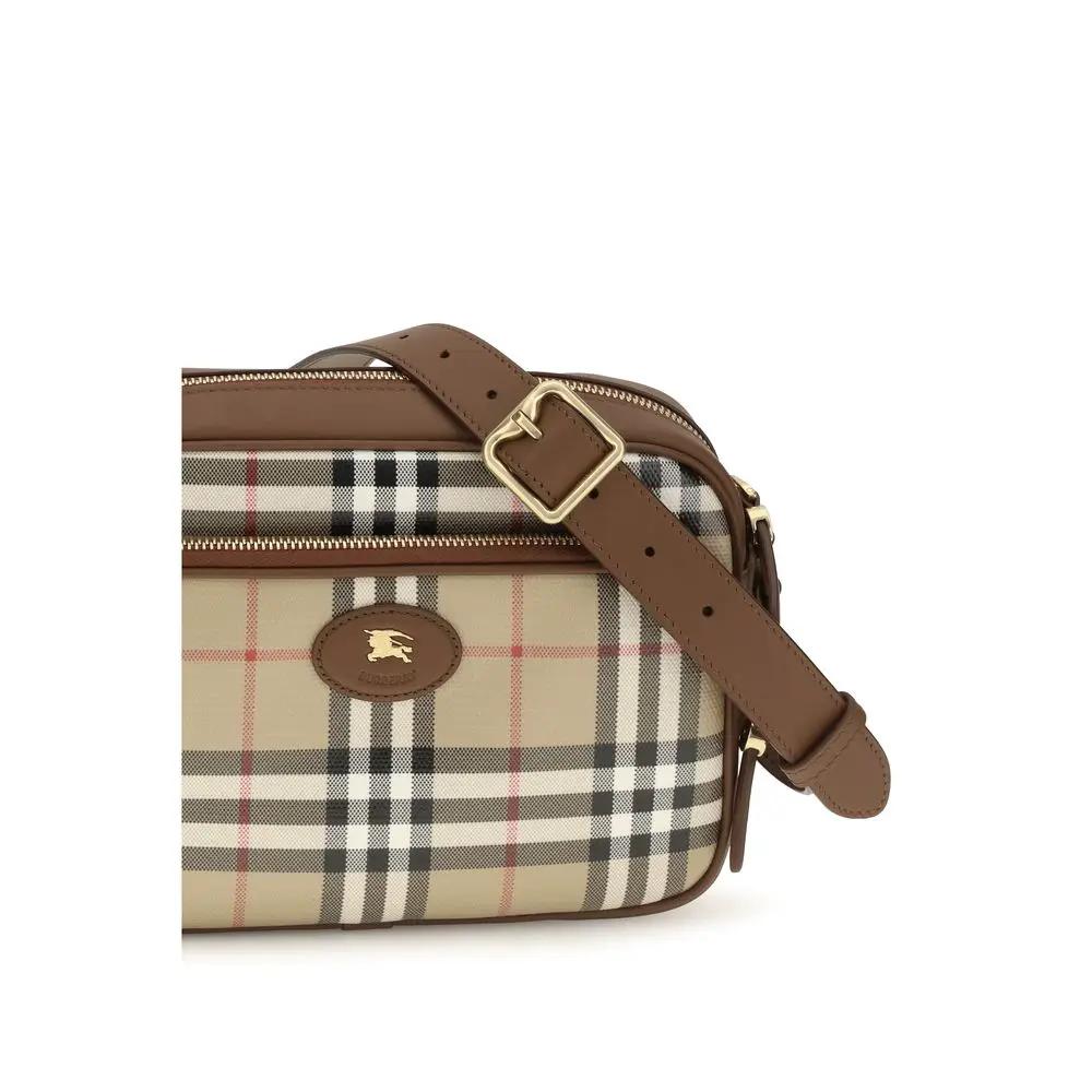 Sac bandoulière Burberry en coton beige