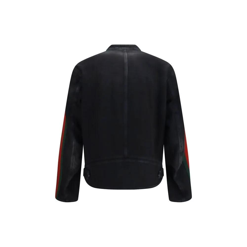 Gucci Black Cotton Biker Jacket