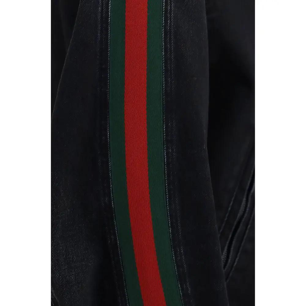 Gucci Black Cotton Biker Jacket
