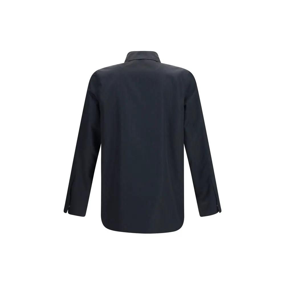 Gucci Black Polyamide Full-Length Jacket