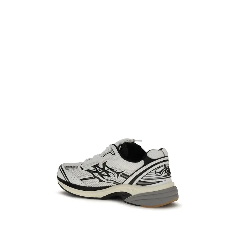 Amiri White Calf Leather Bos Taurus Athletic Sneakers