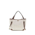 Sac bandoulière Chloé en coton beige