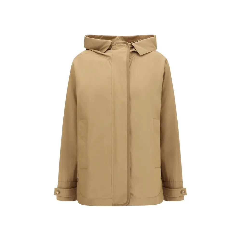 Moncler Beige Polyamide Shell Jacket