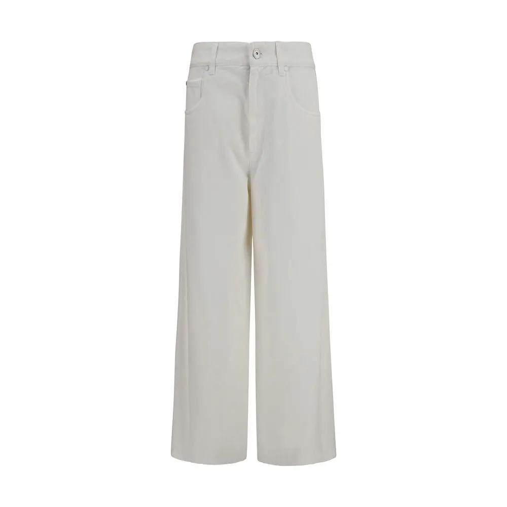 Brunello Cucinelli Brunello Cucinelli Beige Cotton Jeans Denim