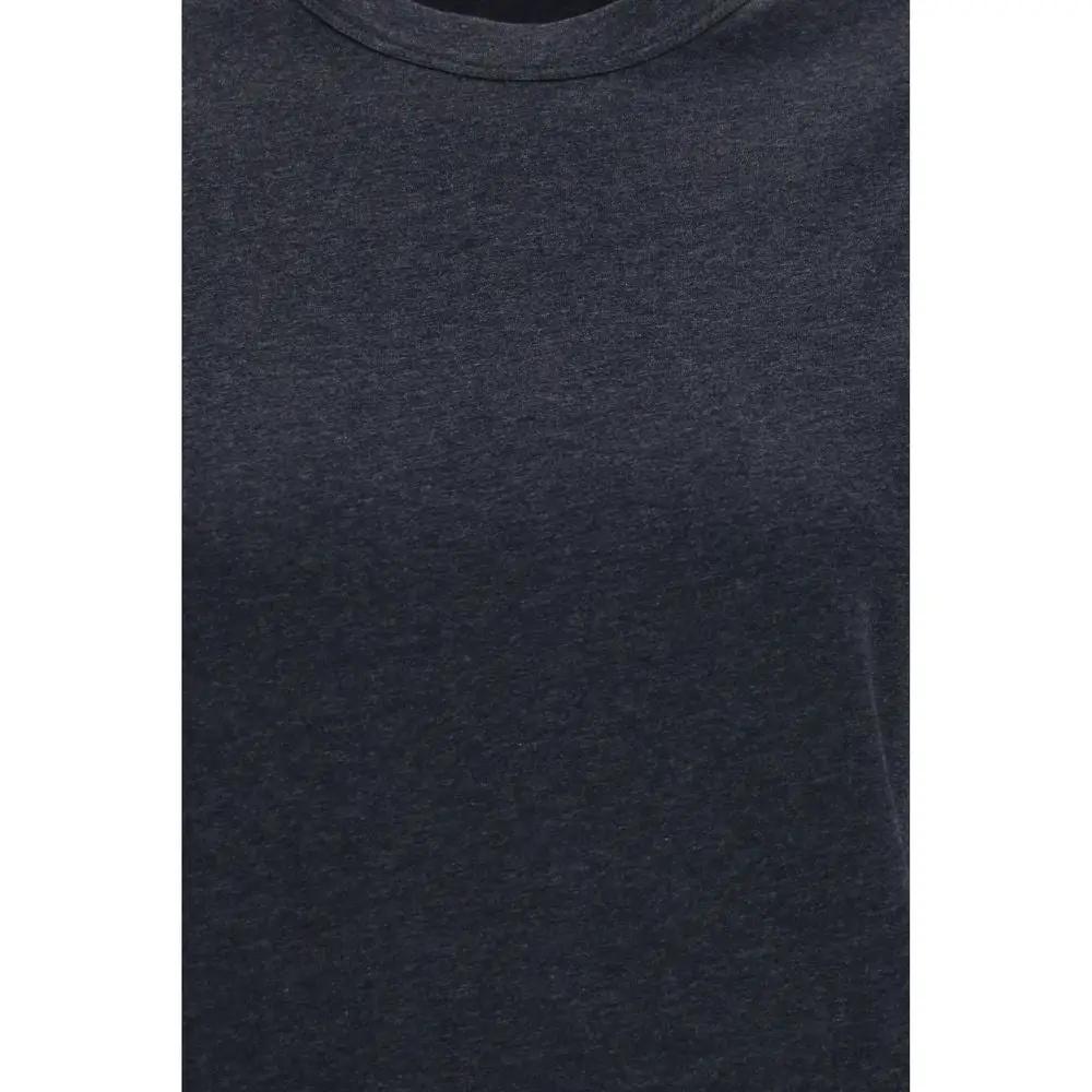 T-shirt en coton gris Brunello Cucinelli