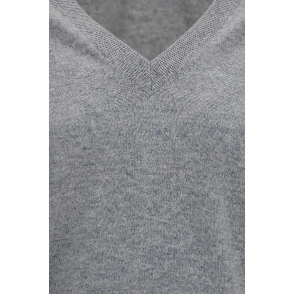 Pull en cachemire gris Brunello Cucinelli