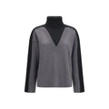 MM6 Pull en laine noire Oves Aries