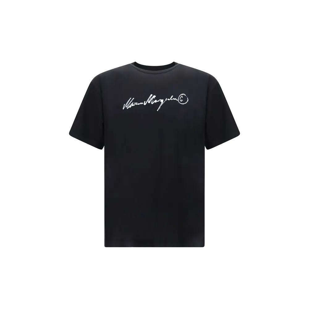 MM6 Black Cotton T-Shirt