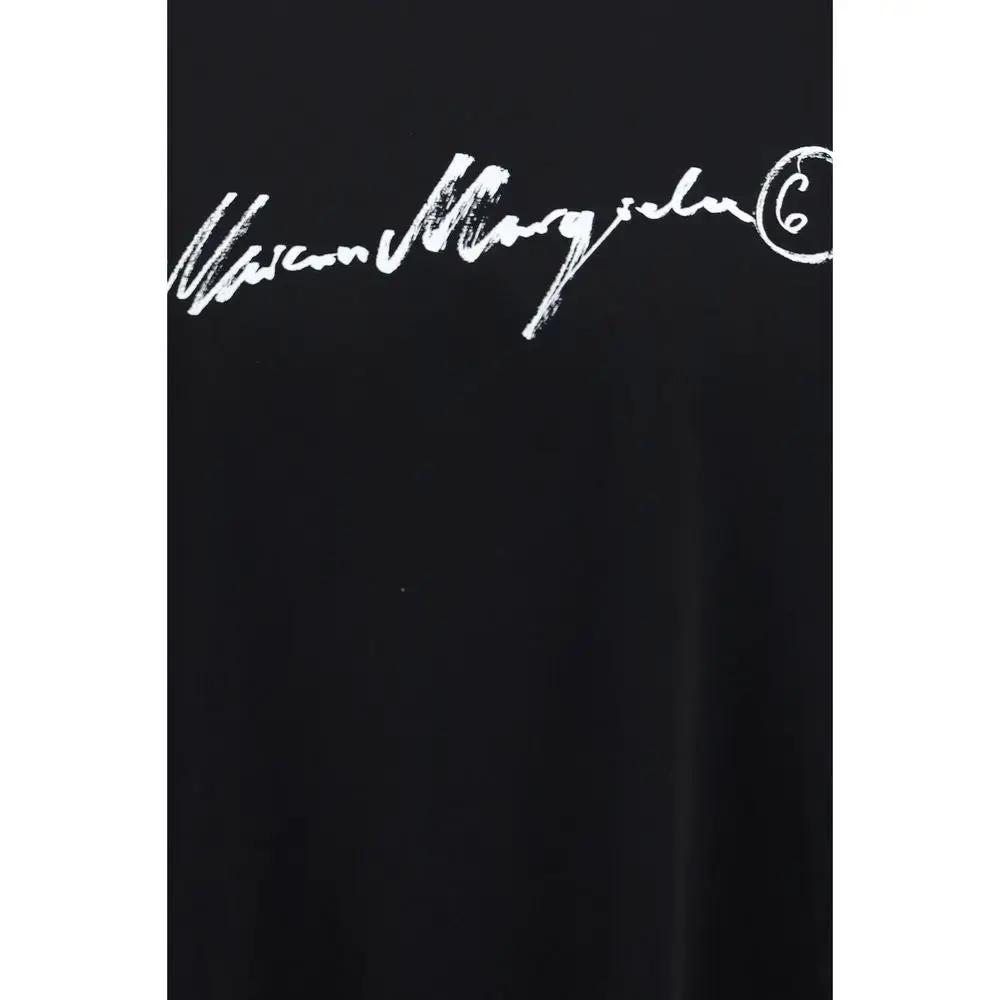 MM6 Black Cotton T-Shirt