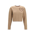 Chloé Beige Wool Oves Aries Sweatshirt