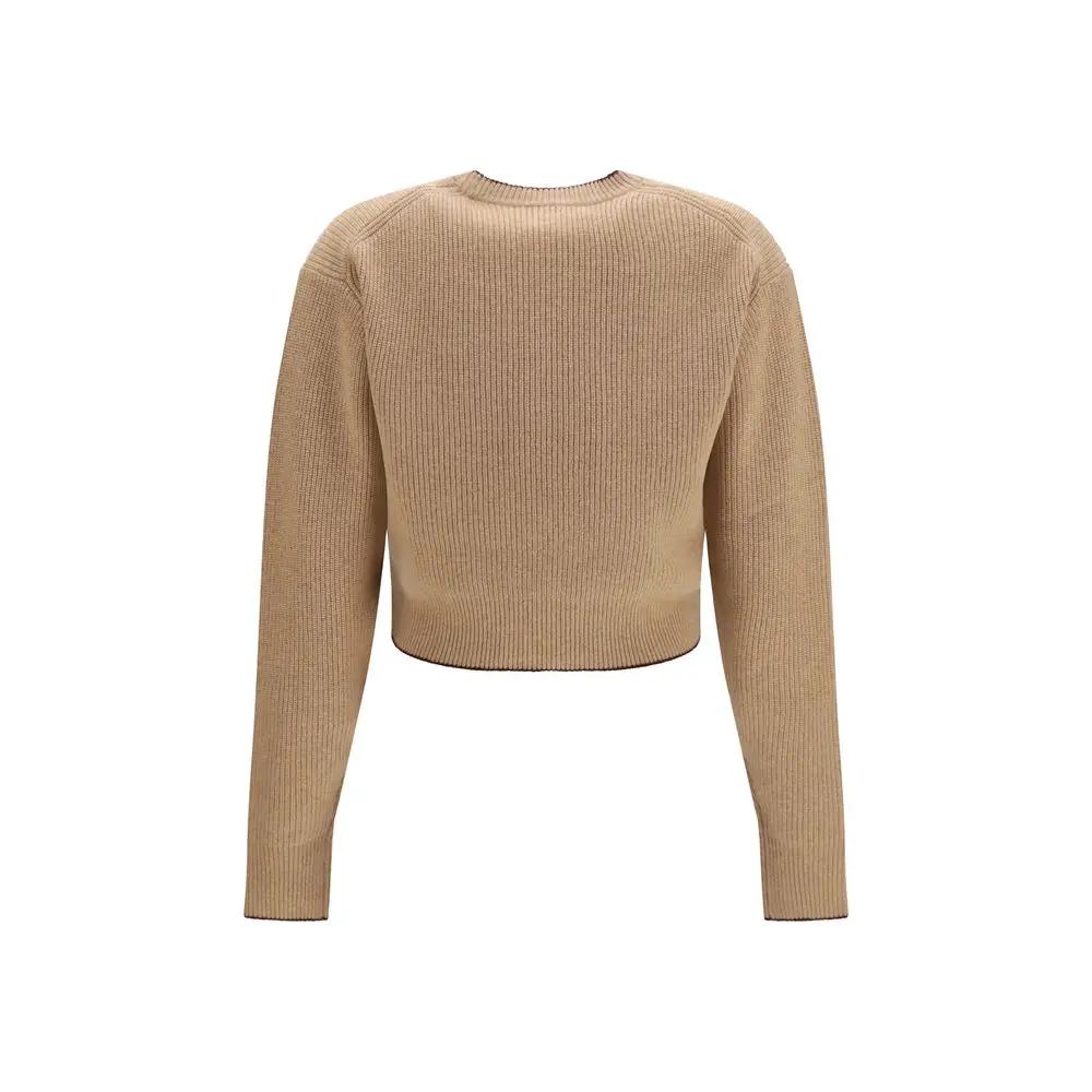 Chloé Beige Wool Oves Aries Sweatshirt