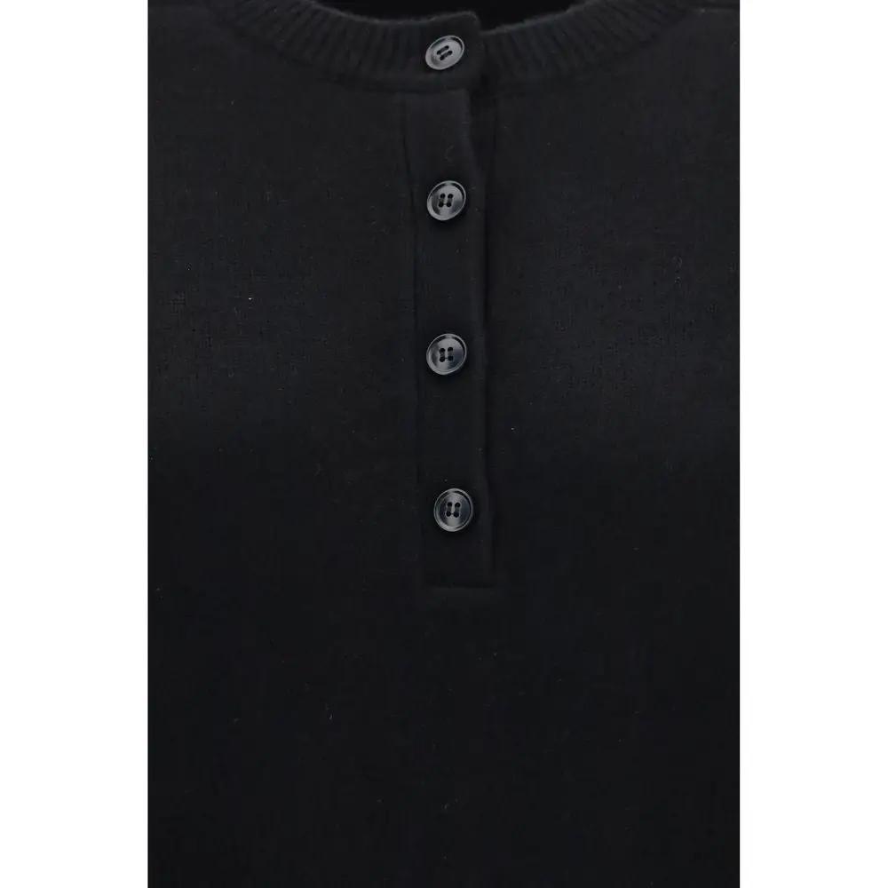 Loulou De Saison Black Cashmere Sweatshirt