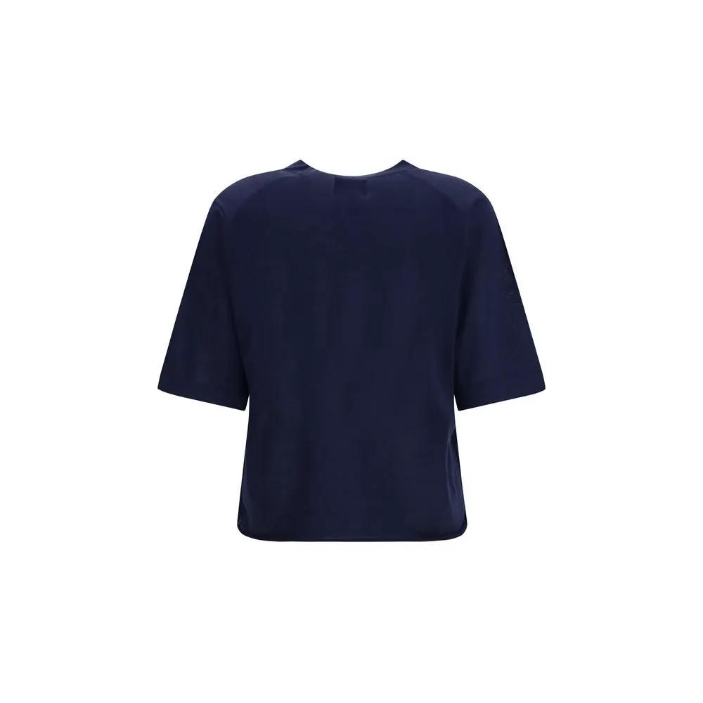 Loulou De Saison Blue Cashmere T-Shirt