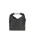 Sac bandoulière MM6 Bos Taurus en cuir de veau noir