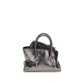 The Attico Gray Calf Leather Bos Taurus Handbag
