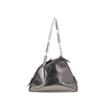 The Attico Silver Calf Leather Bos Taurus Handbag