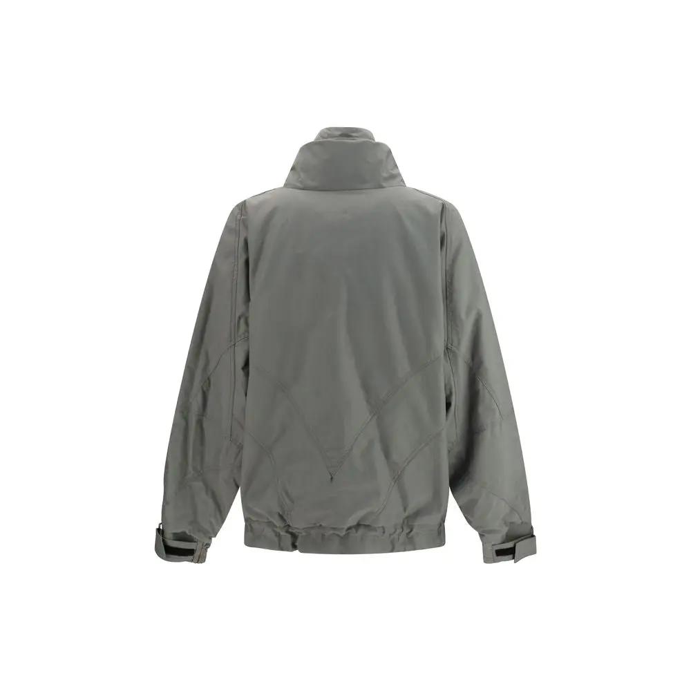 The Attico Gray Cotton Bomber
