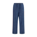 Valentino Garavani Blue Polyester Casual Pants