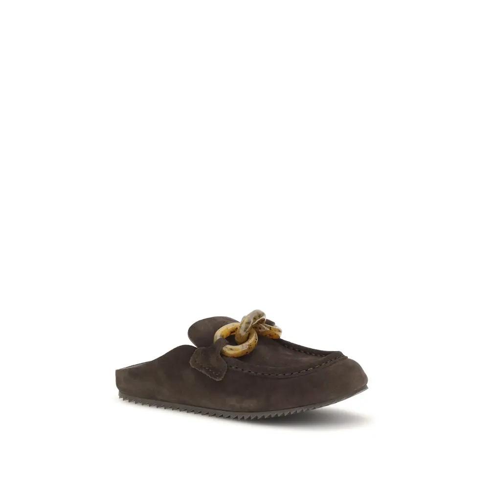 Pedro García Brown Calf Leather Bos Taurus Mules