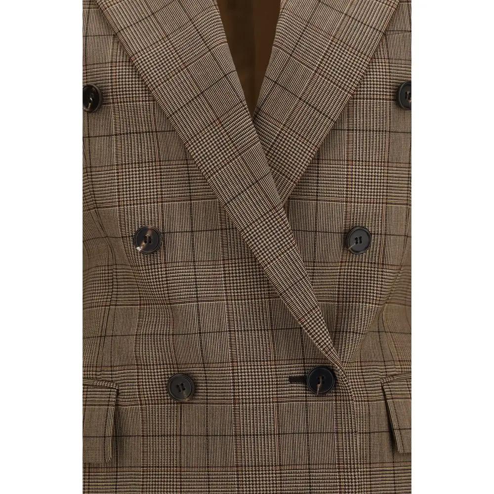 Chloé Beige Wool Oves Aries Blazer