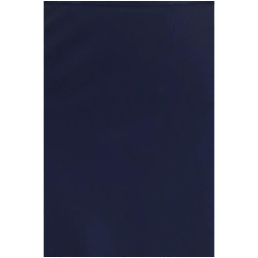 Loulou De Saison Blue Silk Long Skirt