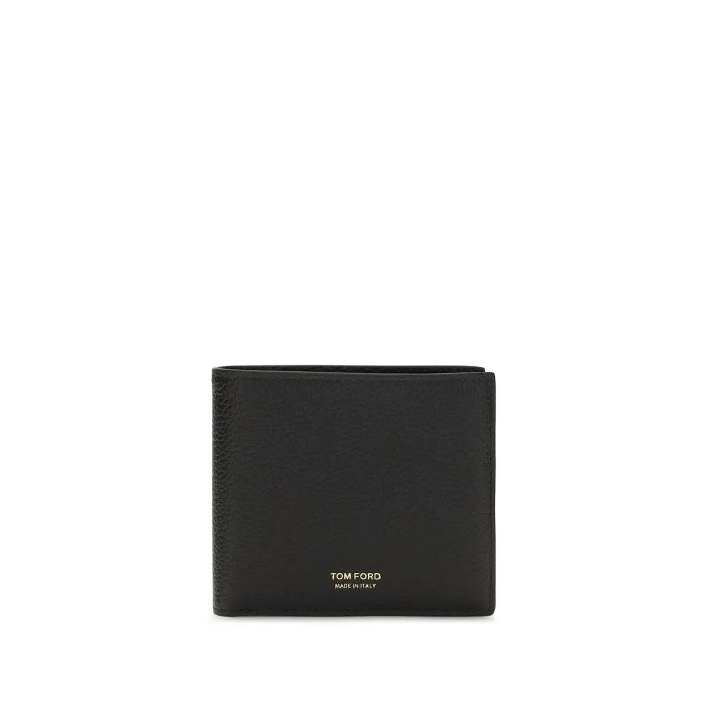 Tom Ford Tom Ford Black Calf Leather Bos Taurus Wallet