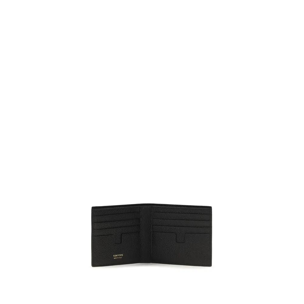 Tom Ford Tom Ford Black Calf Leather Bos Taurus Wallet