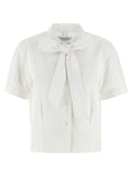 Thom Browne White Cotton Blouse