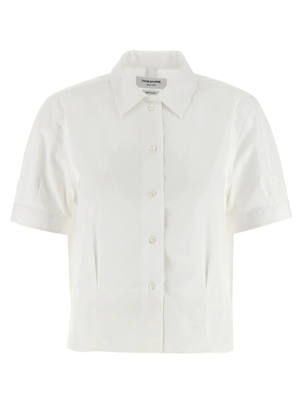 Thom Browne White Cotton Blouse