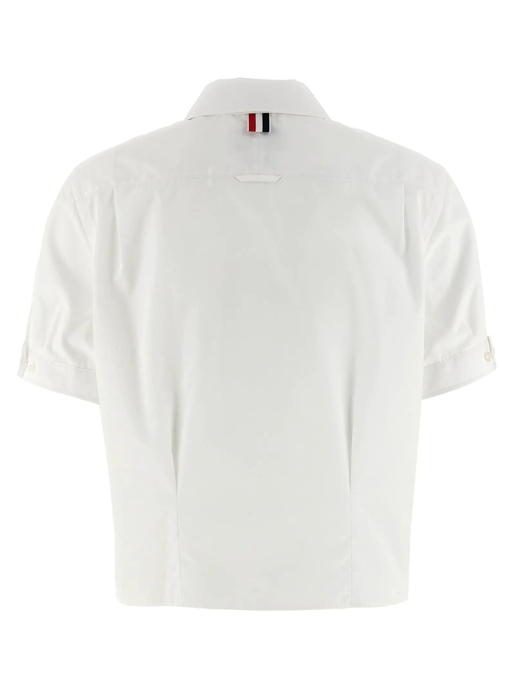 Thom Browne White Cotton Blouse