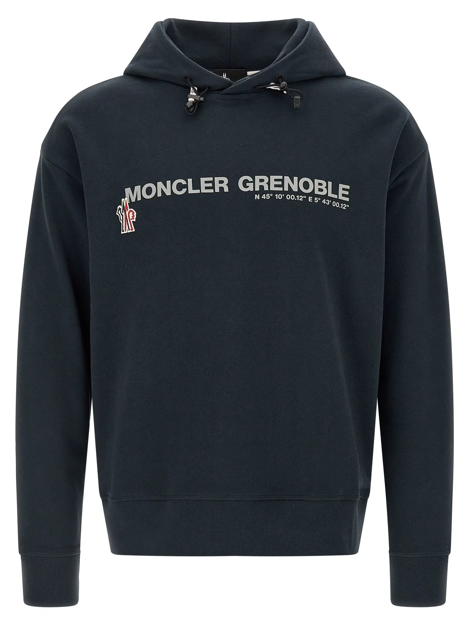 Moncler Grenoble Blue Cotton Sweatshirt