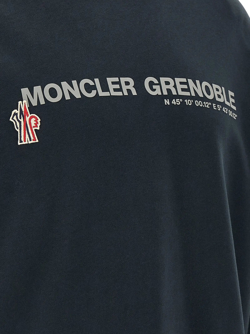 Moncler Grenoble Blue Cotton Sweatshirt